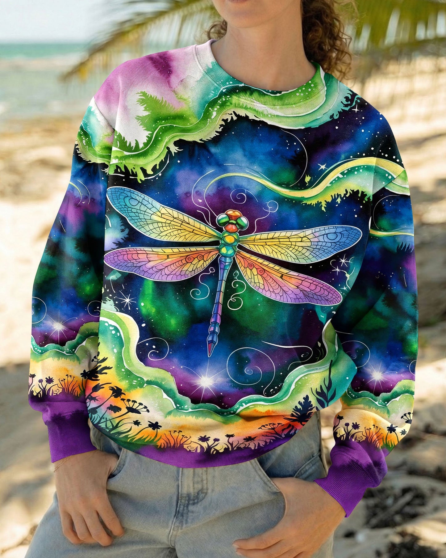 JUST BREATH DRAGONFLY ALL OVER PRINT  - TLHG0804261