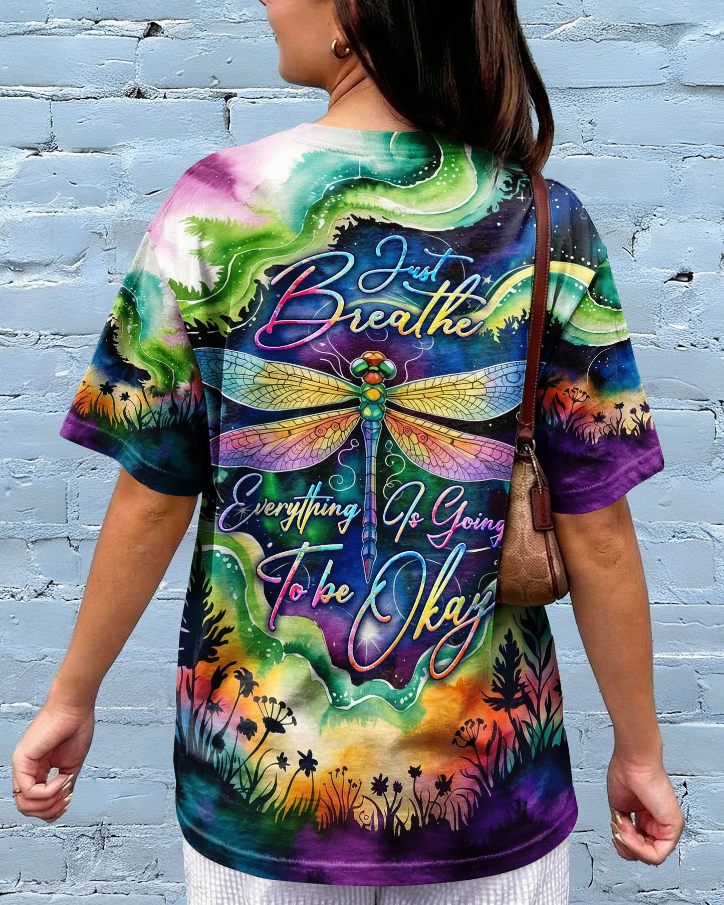 JUST BREATH DRAGONFLY ALL OVER PRINT  - TLHG0804261