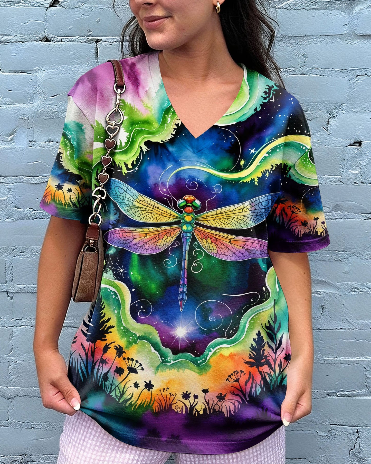 JUST BREATH DRAGONFLY ALL OVER PRINT  - TLHG0804261