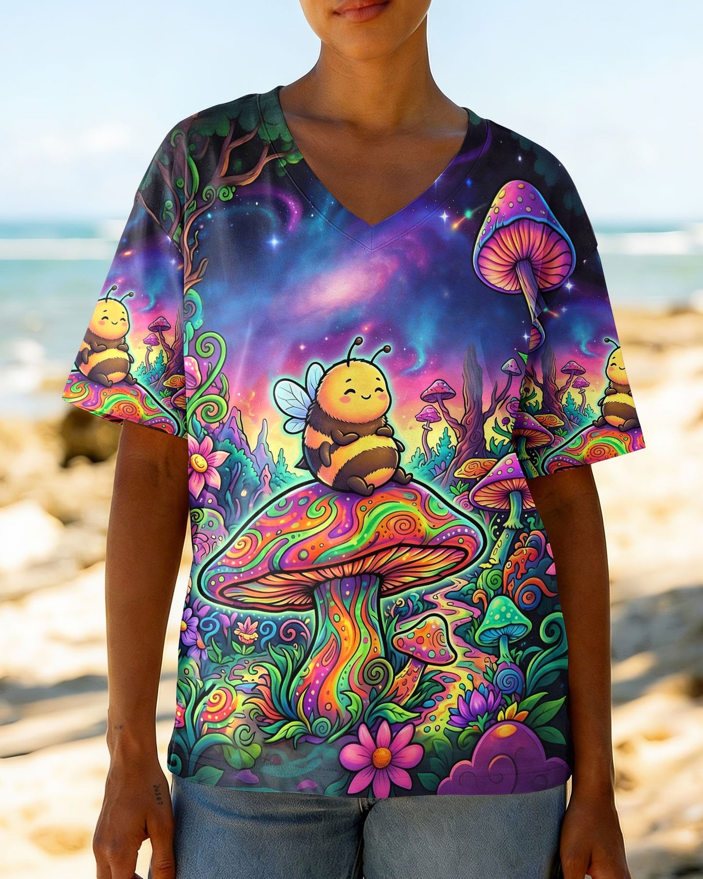LET IT BEE PSECHEDELIC BEE ALL OVER PRINT - TLHG0804263