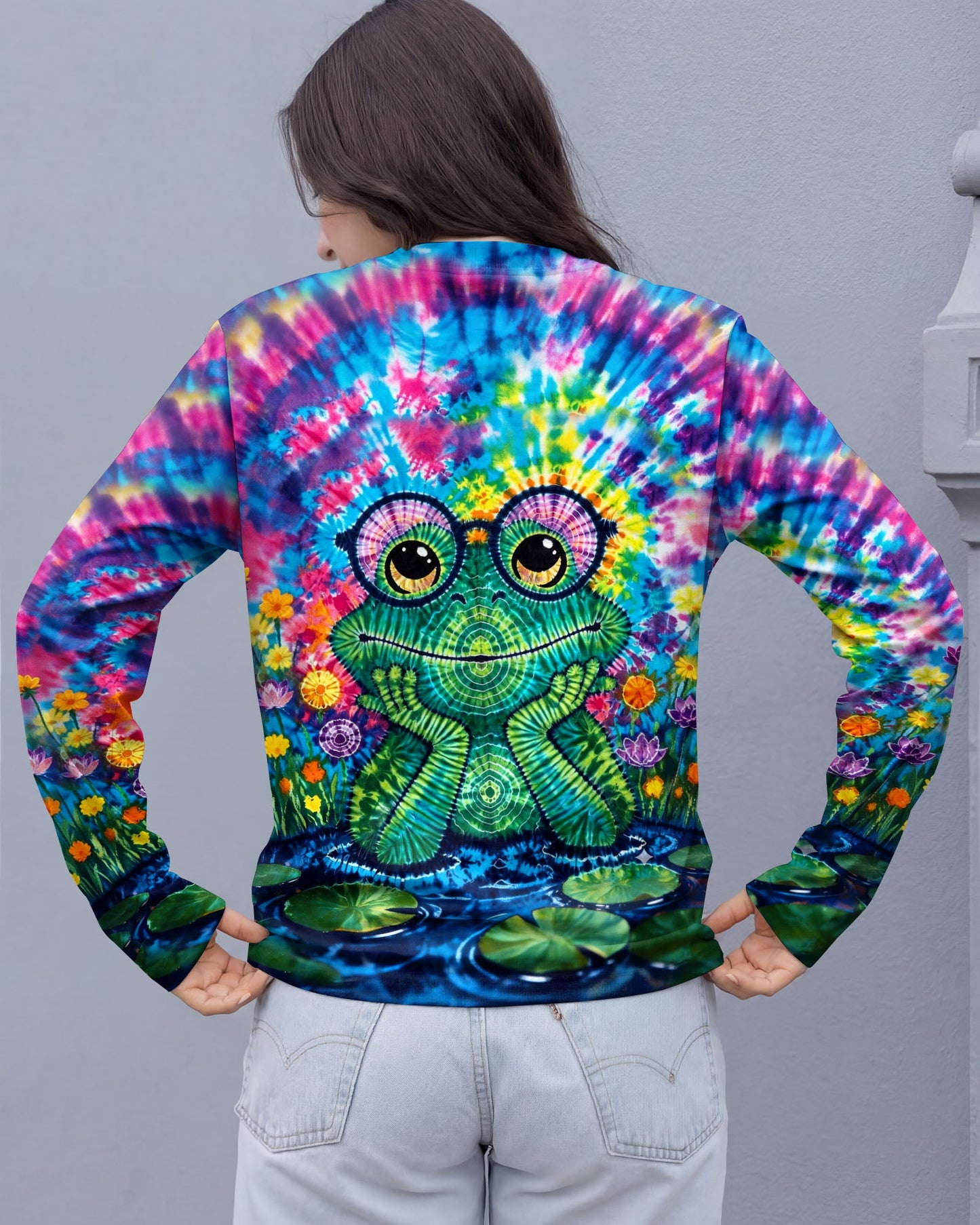 GROOVY FROG SWIRL ALL OVER PRINT - TLHG0805261
