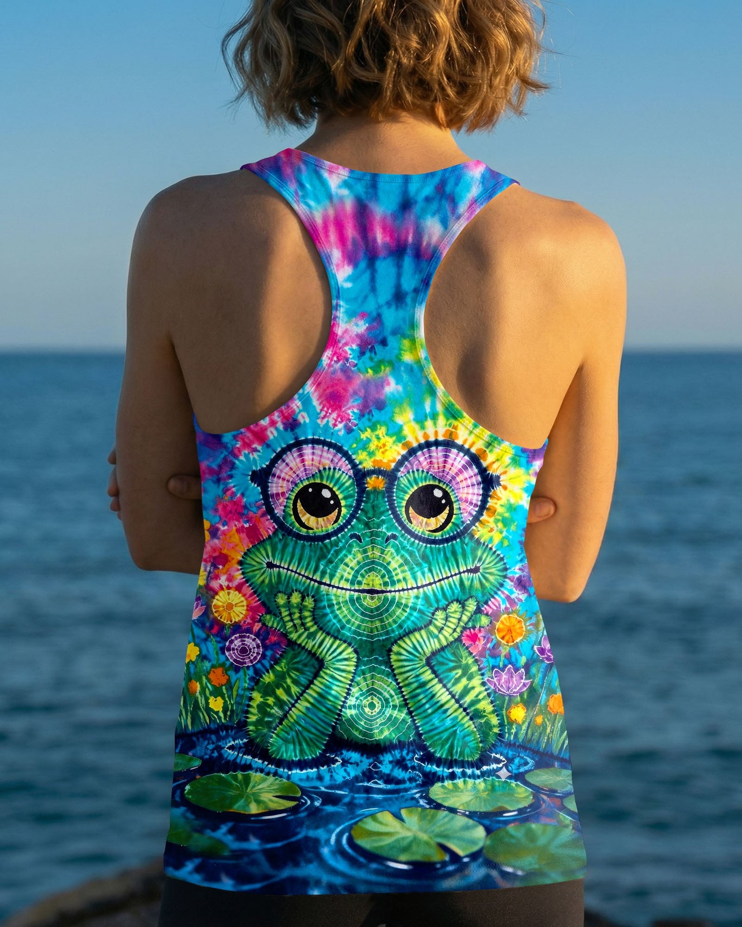 GROOVY FROG SWIRL ALL OVER PRINT - TLHG0805261