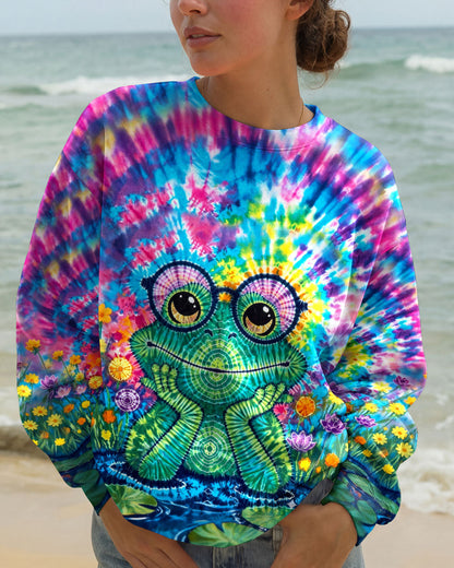 GROOVY FROG SWIRL ALL OVER PRINT - TLHG0805261
