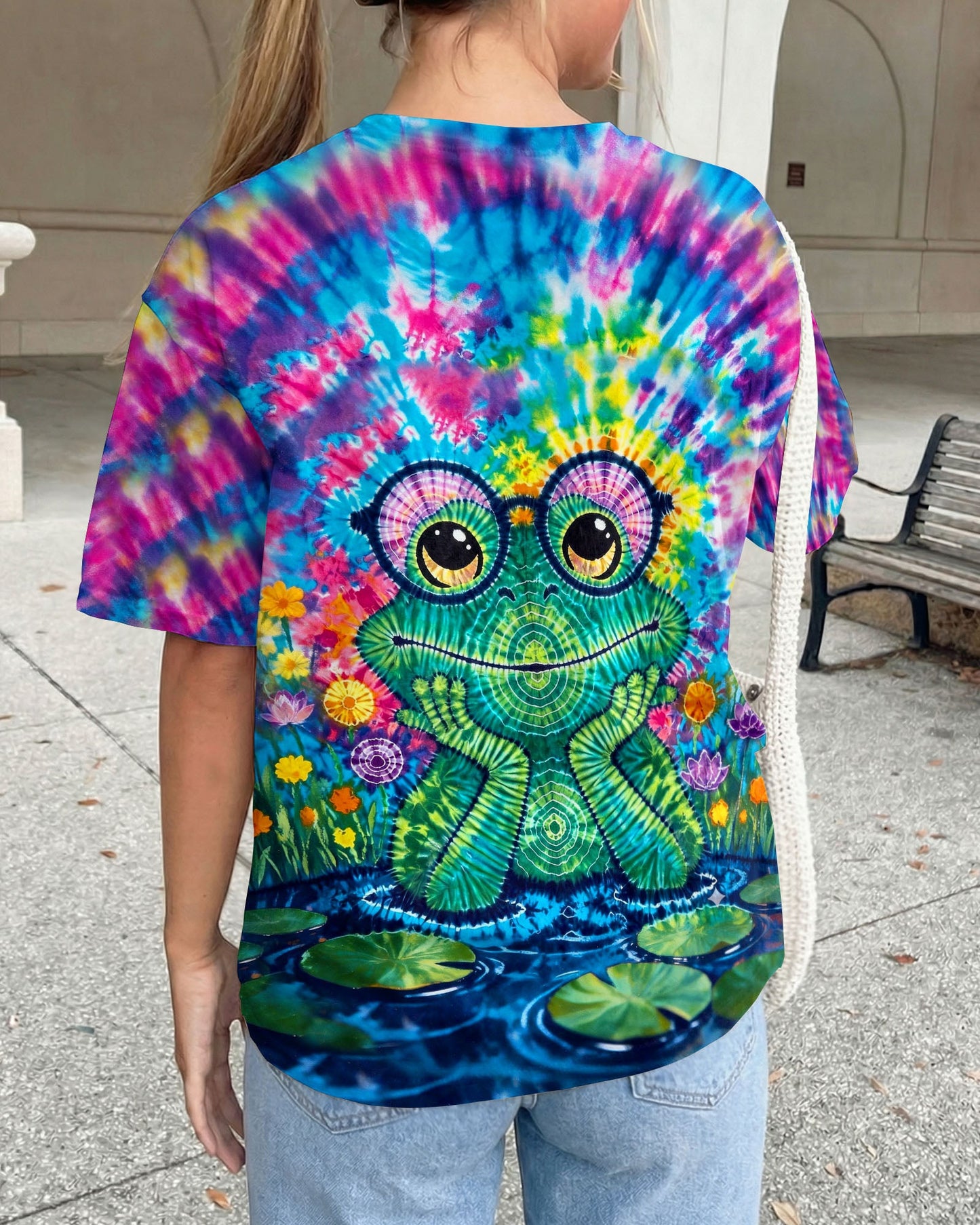 GROOVY FROG SWIRL ALL OVER PRINT - TLHG0805261