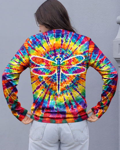 JUST BREATHE DRAGONFLY  COLORFUL  SWIRL ALL OVER PRINT - TLHG0904261