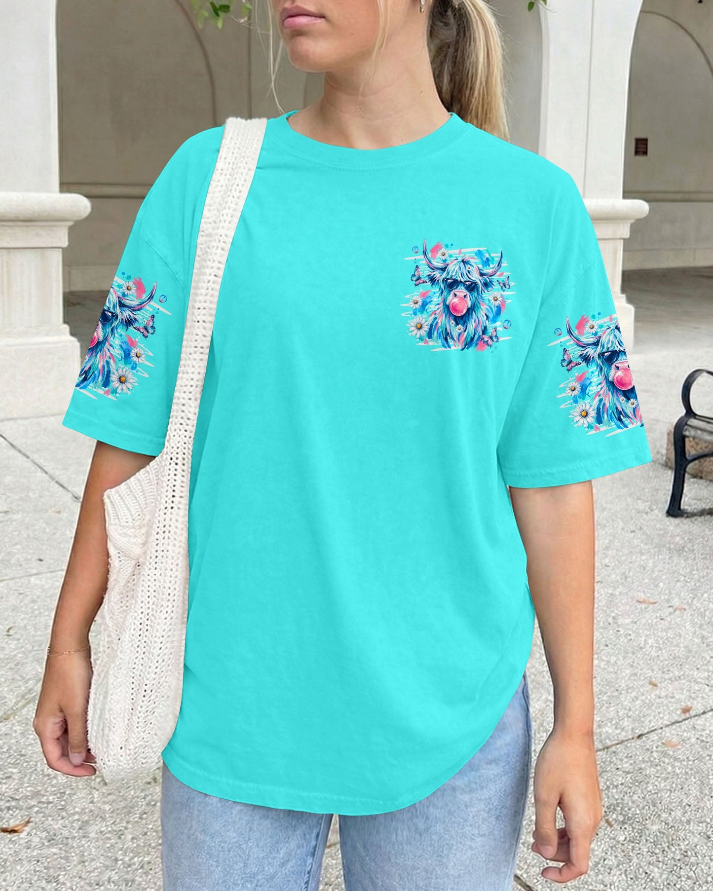 WHISPER WORDS OF WISDOM LET IT BE COW ALL OVER PRINT  - TLHG1006263