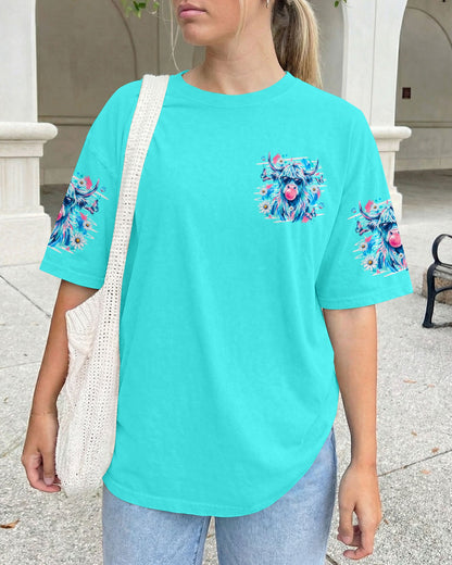 WHISPER WORDS OF WISDOM LET IT BE COW ALL OVER PRINT  - TLHG1006263