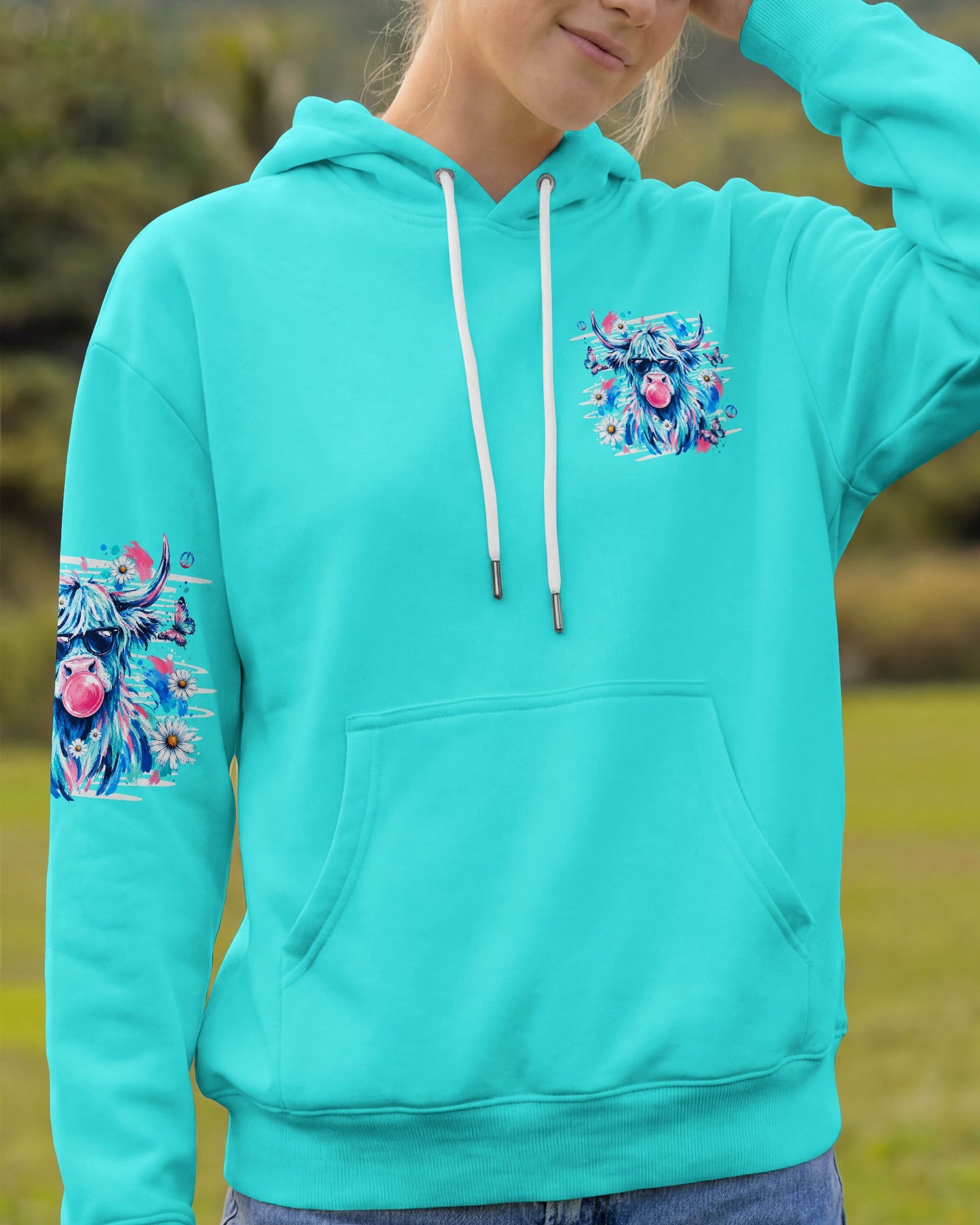 WHISPER WORDS OF WISDOM LET IT BE COW ALL OVER PRINT  - TLHG1006263
