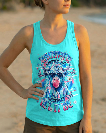 WHISPER WORDS OF WISDOM LET IT BE COW ALL OVER PRINT  - TLHG1006263