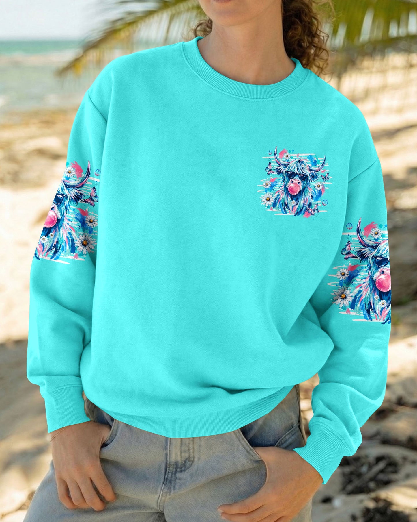 WHISPER WORDS OF WISDOM LET IT BE COW ALL OVER PRINT  - TLHG1006263
