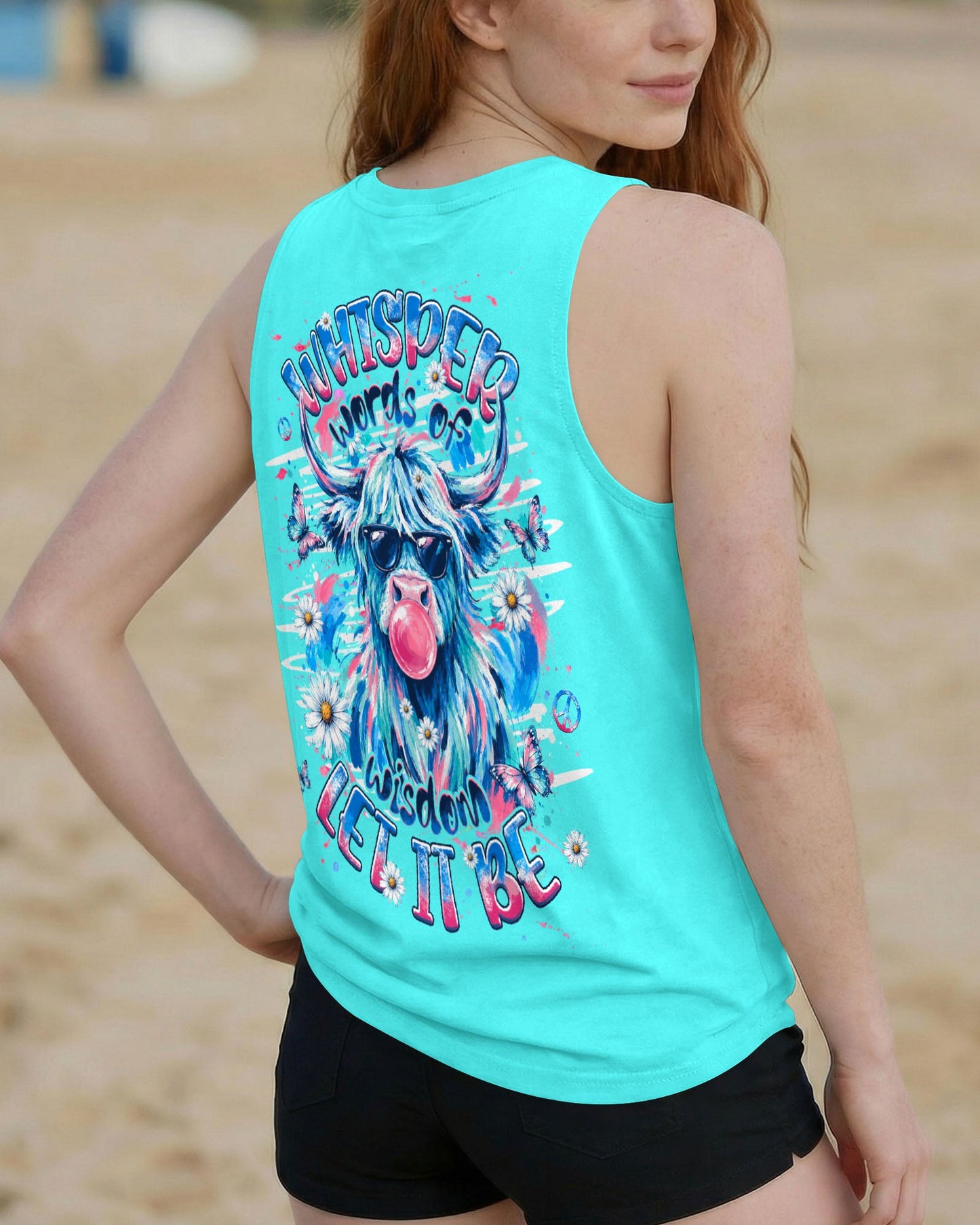WHISPER WORDS OF WISDOM LET IT BE COW ALL OVER PRINT  - TLHG1006263