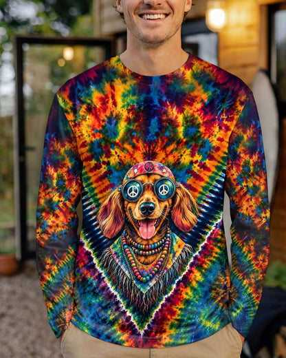 JUST BREATHE BOHO DACHSHUND DOG ALL OVER PRINT - TLHG1205262