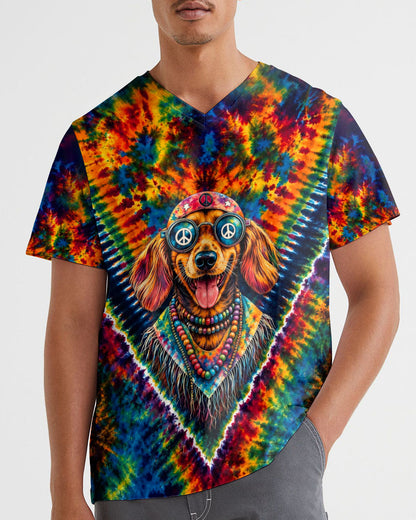 JUST BREATHE BOHO DACHSHUND DOG ALL OVER PRINT - TLHG1205262