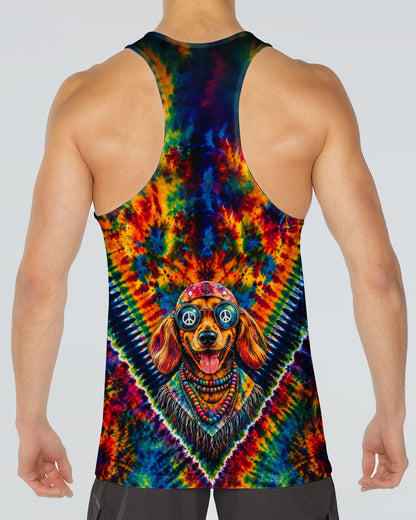 JUST BREATHE BOHO DACHSHUND DOG ALL OVER PRINT - TLHG1205262