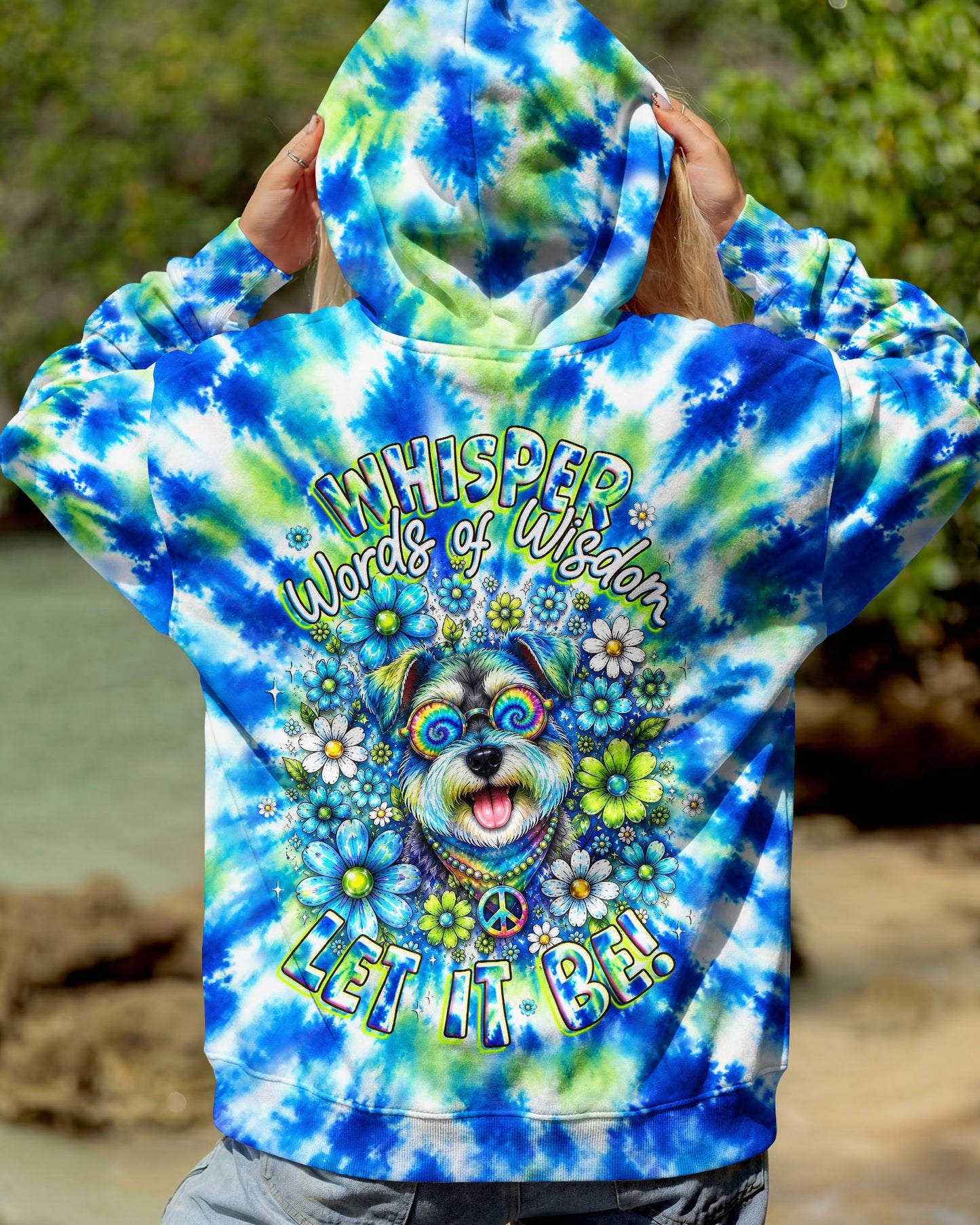 WHISPER WORDS OF WISDOM LET IT BE  SCHNAUZER DOG  ALL OVER PRINT  - TLHG1305263