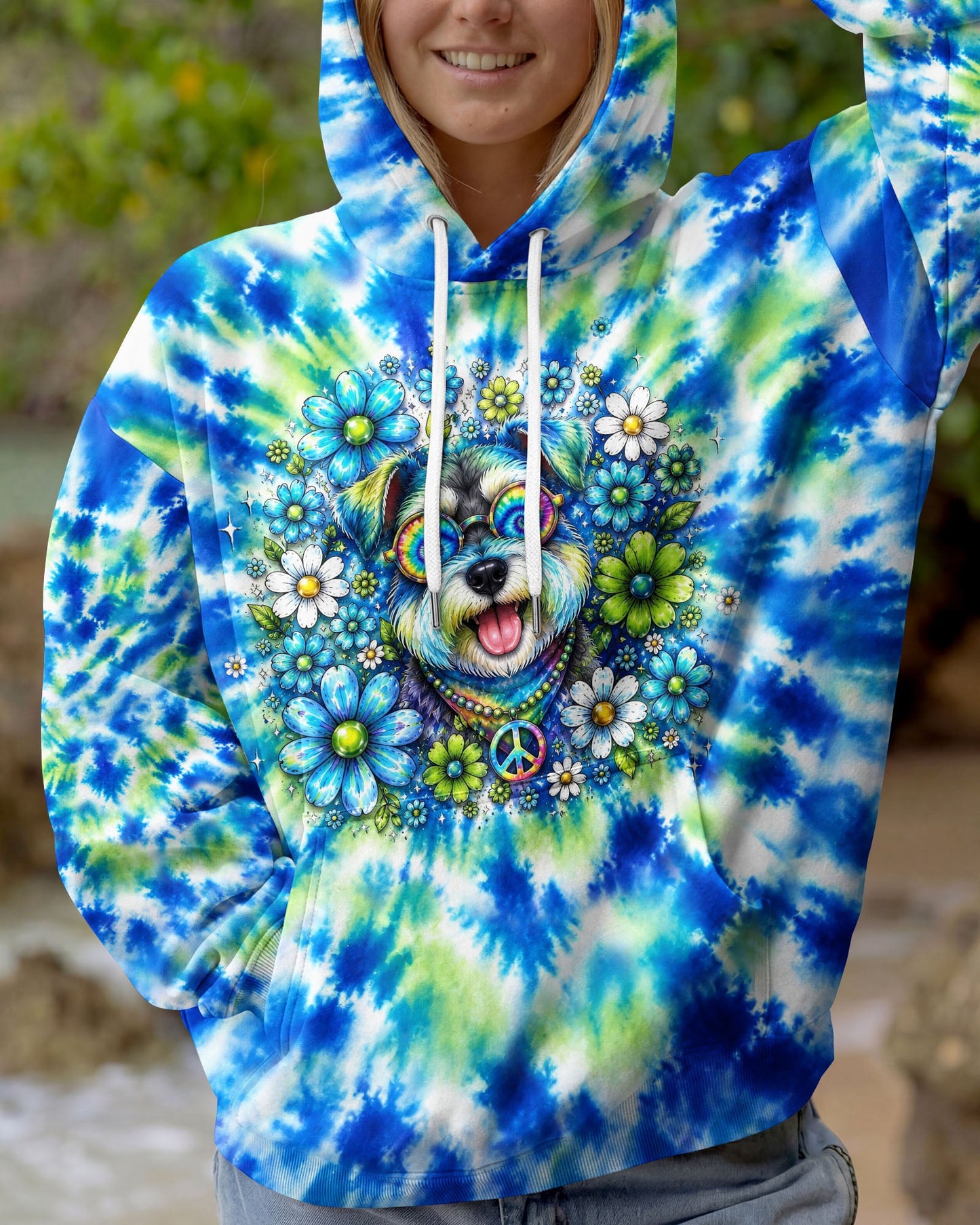 WHISPER WORDS OF WISDOM LET IT BE  SCHNAUZER DOG  ALL OVER PRINT  - TLHG1305263