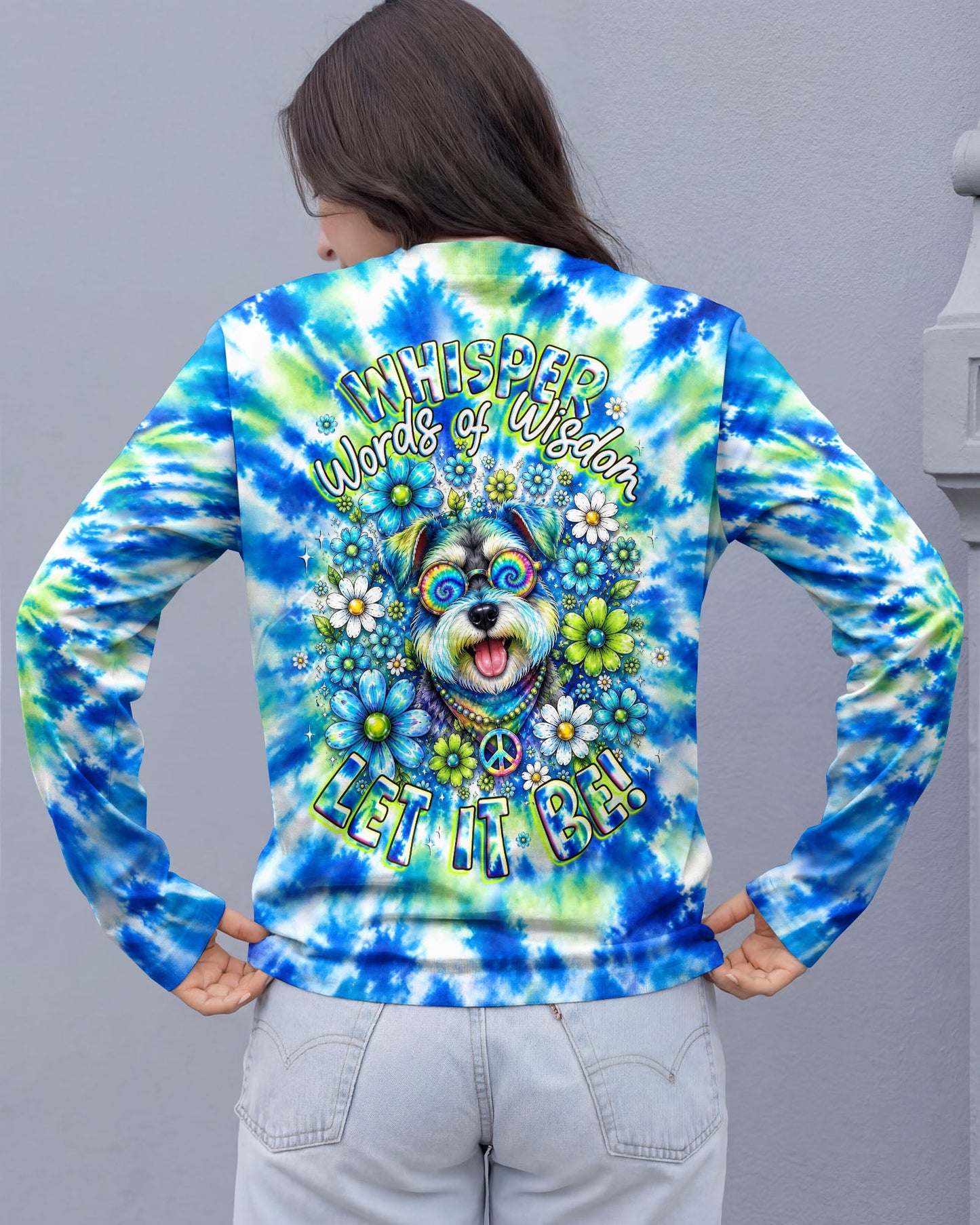 WHISPER WORDS OF WISDOM LET IT BE  SCHNAUZER DOG  ALL OVER PRINT  - TLHG1305263