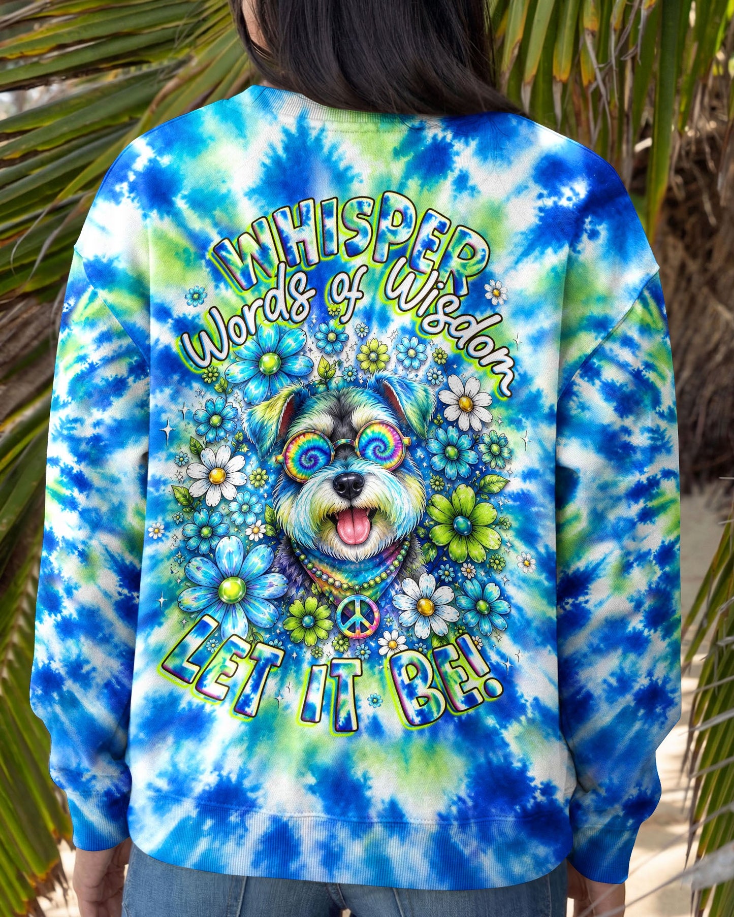 WHISPER WORDS OF WISDOM LET IT BE  SCHNAUZER DOG  ALL OVER PRINT  - TLHG1305263