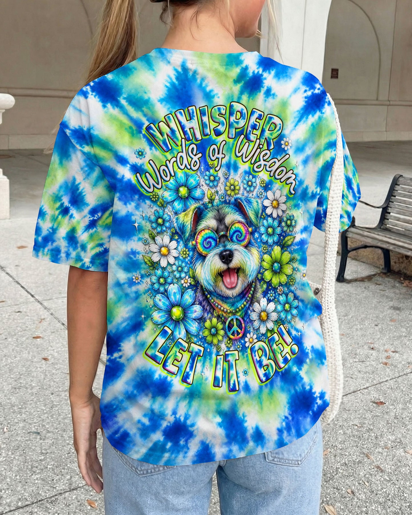 WHISPER WORDS OF WISDOM LET IT BE  SCHNAUZER DOG  ALL OVER PRINT  - TLHG1305263