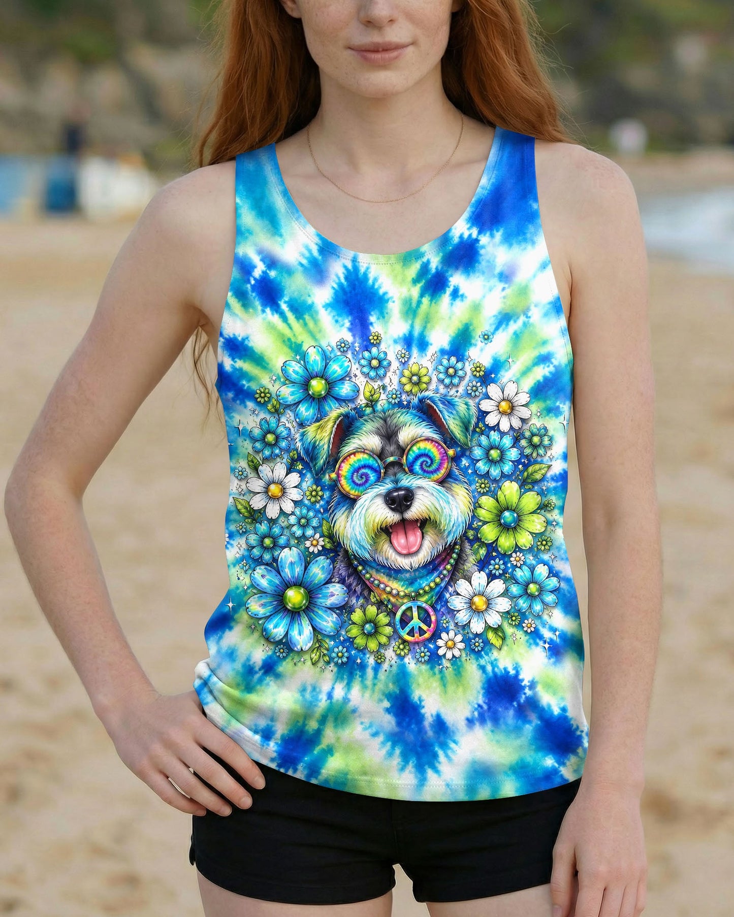 WHISPER WORDS OF WISDOM LET IT BE  SCHNAUZER DOG  ALL OVER PRINT  - TLHG1305263