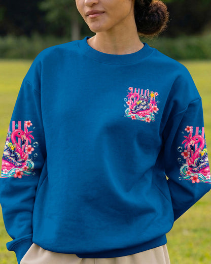 I WAS SIMPLY BORN TO DILLY DALLY SCHNAUZER DOG BEACH  ALL OVER PRINT   - TLHG1405262