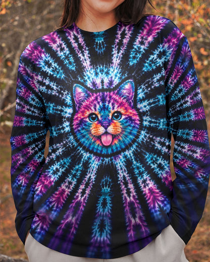 FUNNY CAT BURST PATTERN  ALL OVER PRINT  - TLHG1405263