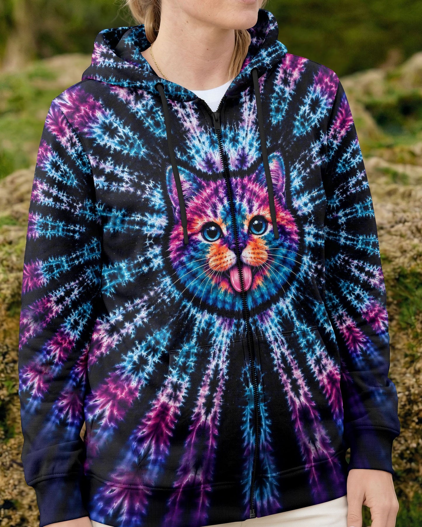 FUNNY CAT BURST PATTERN  ALL OVER PRINT  - TLHG1405263