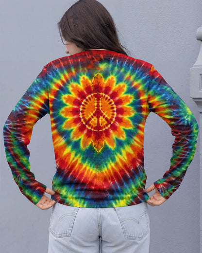 HEART SUNFLOWER COLORFUL SWIRL ALL OVER PRINT  - TLHG1504264
