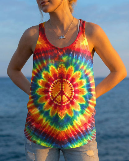 HEART SUNFLOWER COLORFUL SWIRL ALL OVER PRINT  - TLHG1504264