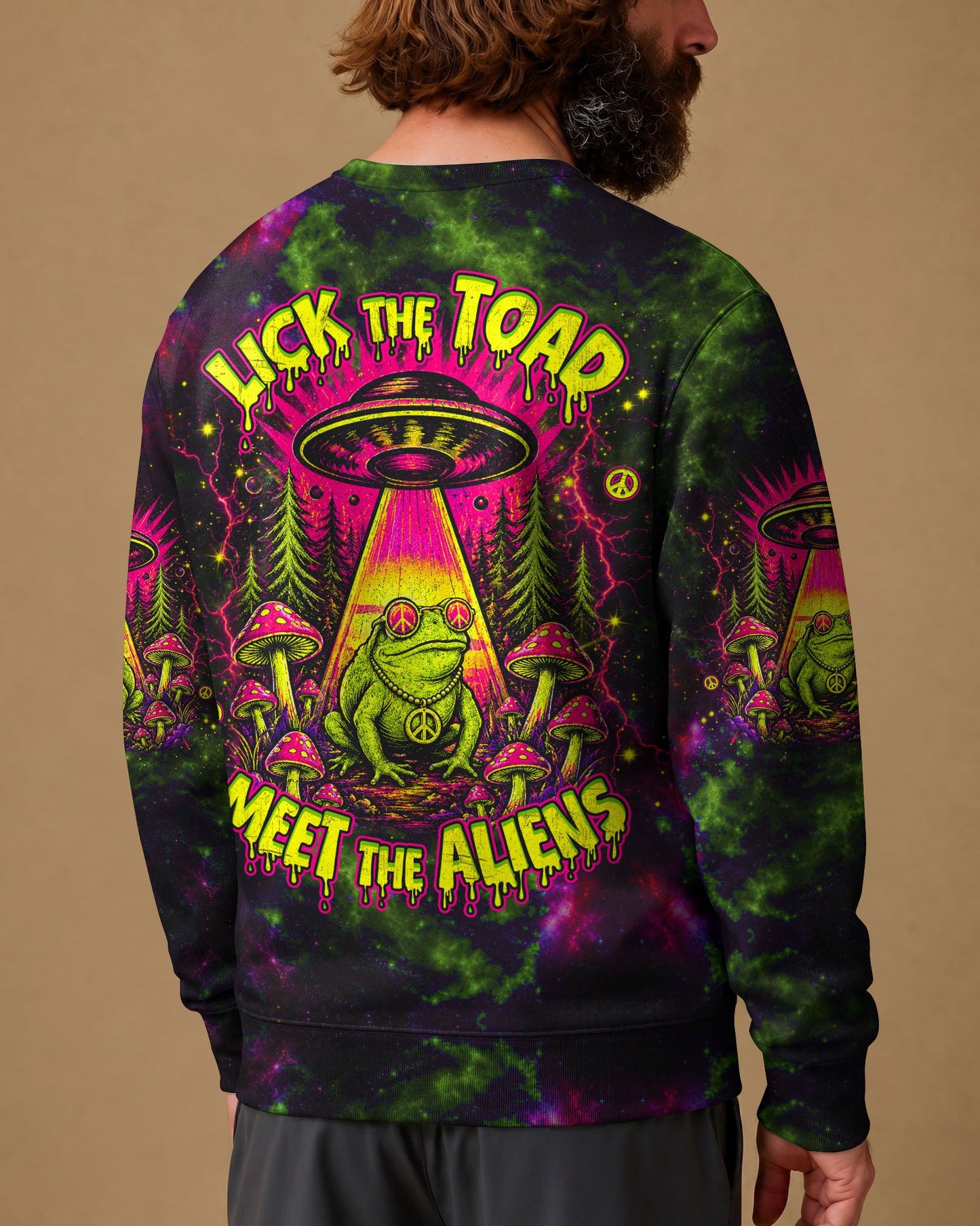 LICK THE TOAD MEET THE ALIENS ALL OVER PRINT   - TLHG1906263
