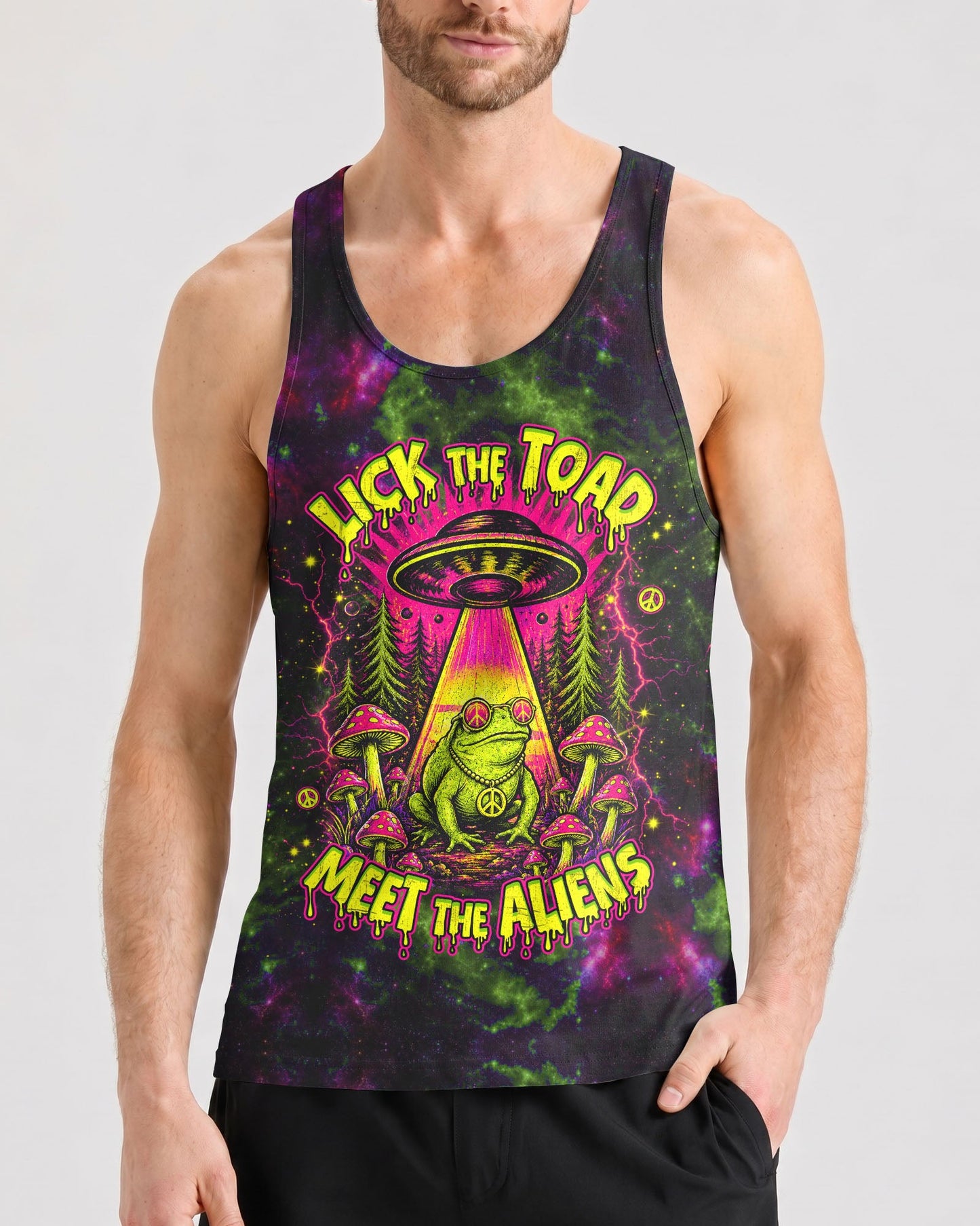 LICK THE TOAD MEET THE ALIENS ALL OVER PRINT   - TLHG1906263