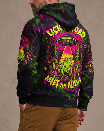 LICK THE TOAD MEET THE ALIENS ALL OVER PRINT   - TLHG1906263