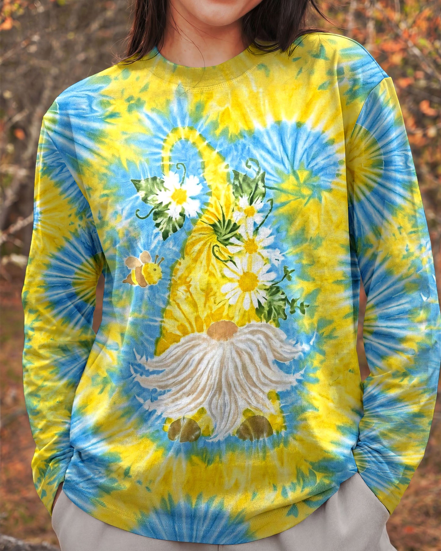 GNOME FLOWER SWIRL ALL OVER PRINT - TLHG2005261