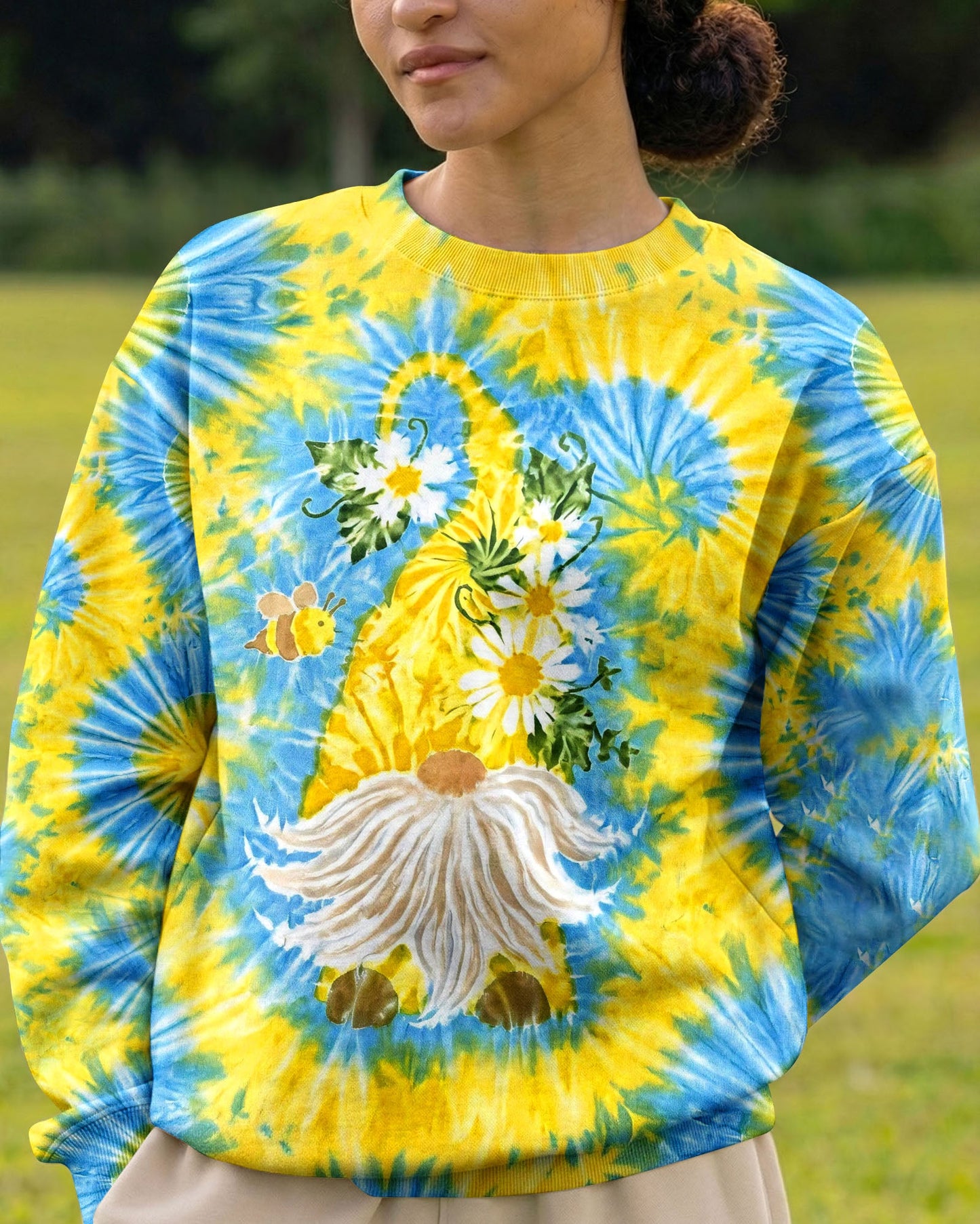 GNOME FLOWER SWIRL ALL OVER PRINT - TLHG2005261