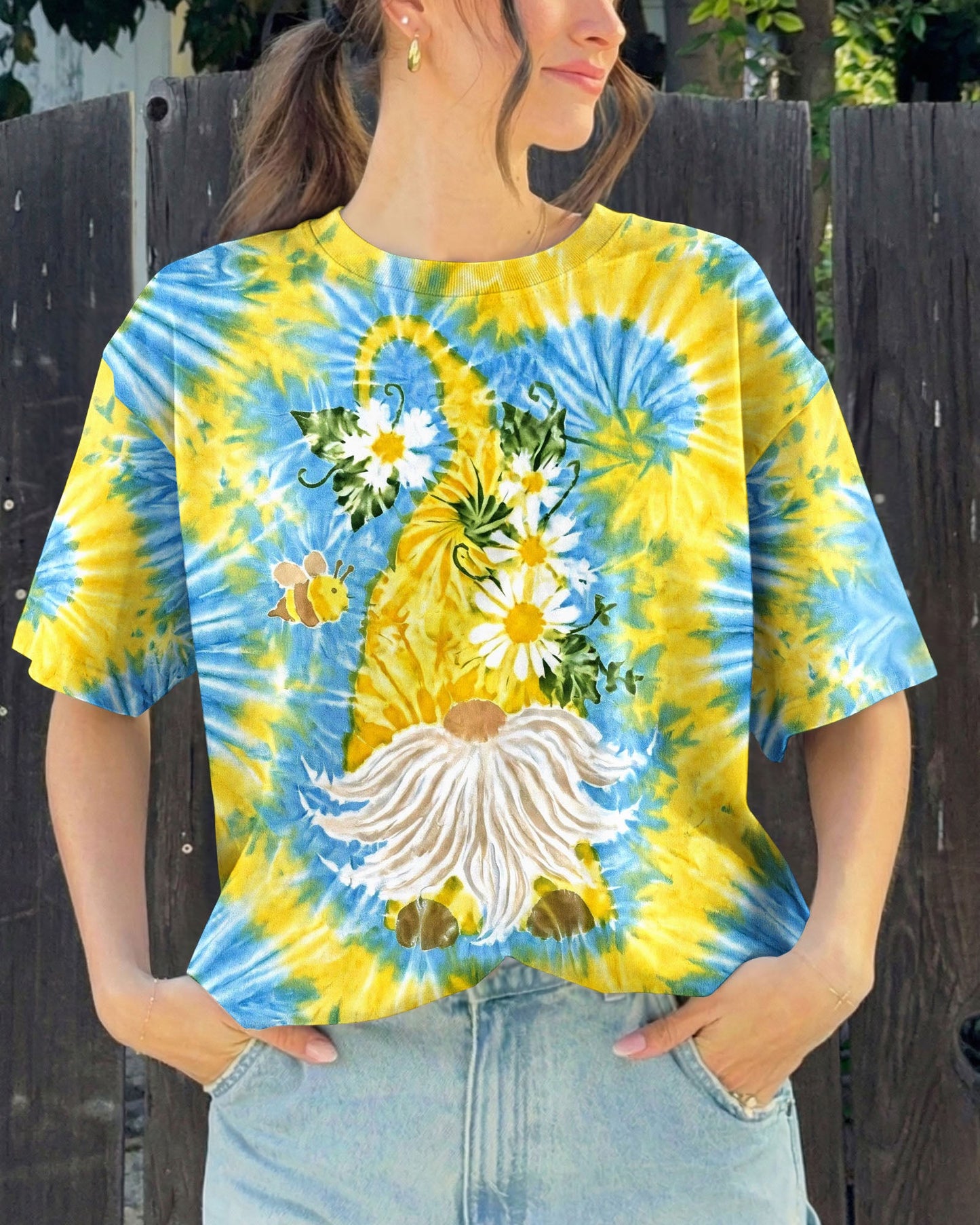 GNOME FLOWER SWIRL ALL OVER PRINT - TLHG2005261