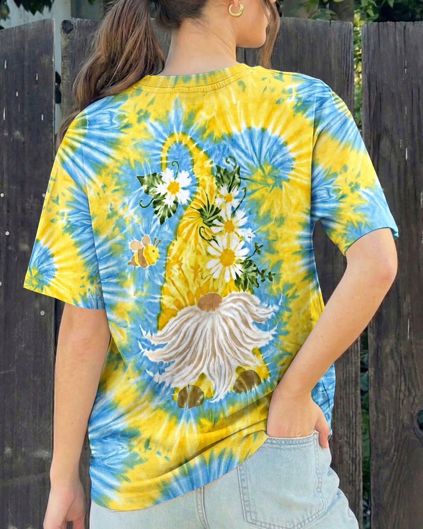 GNOME FLOWER SWIRL ALL OVER PRINT - TLHG2005261