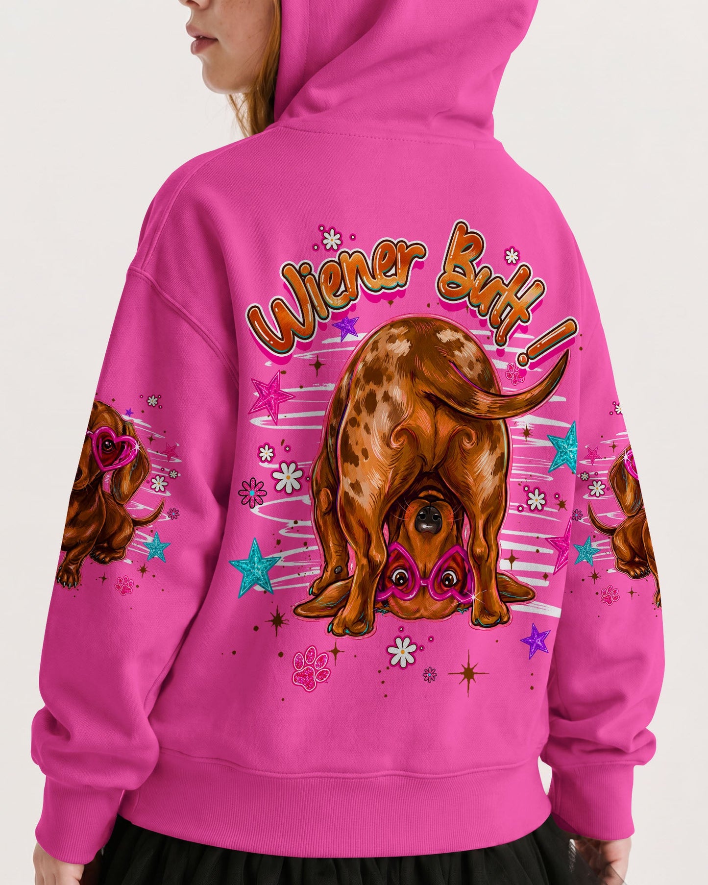 GUESS WHAT DACHSHUND DOG FUNNY KIDS ALL OVER PRINT  - TLHG2205261