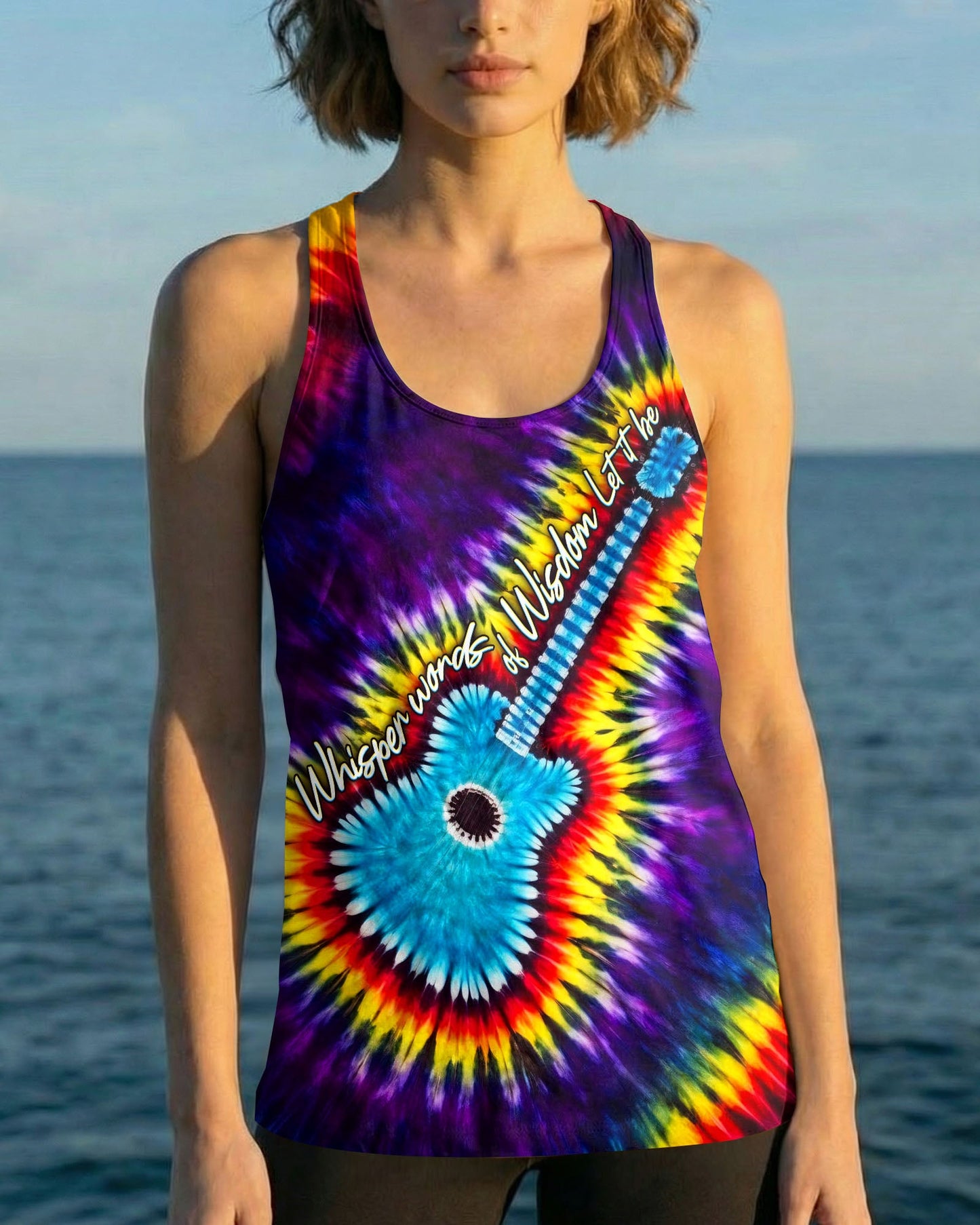 WHISPER WORDS OF WISDOM LET IT BE GUITAR ALL OVER PRINT  - TLHG2304263
