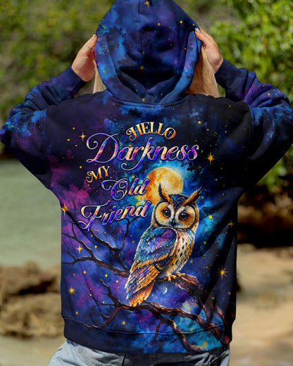 HELLO DARKNESS MY OLD FRIEND OWL ALL OVER PRINT  - TLHG2404263
