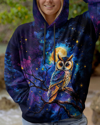 HELLO DARKNESS MY OLD FRIEND OWL ALL OVER PRINT  - TLHG2404263