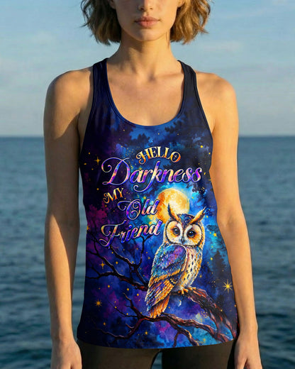 HELLO DARKNESS MY OLD FRIEND OWL ALL OVER PRINT  - TLHG2404263