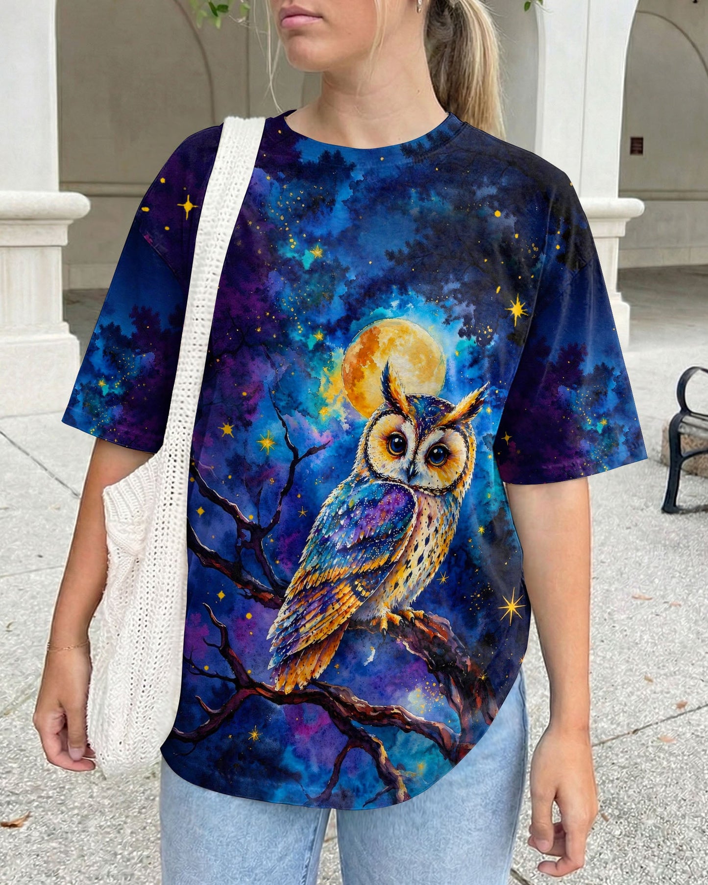 HELLO DARKNESS MY OLD FRIEND OWL ALL OVER PRINT  - TLHG2404263