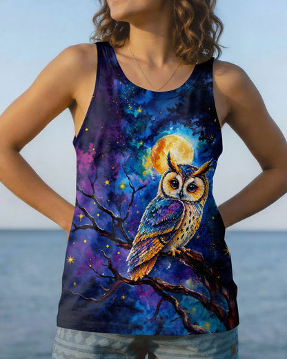 HELLO DARKNESS MY OLD FRIEND OWL ALL OVER PRINT  - TLHG2404263