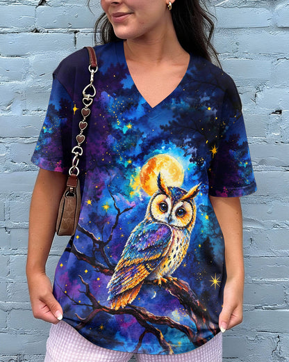 HELLO DARKNESS MY OLD FRIEND OWL ALL OVER PRINT  - TLHG2404263