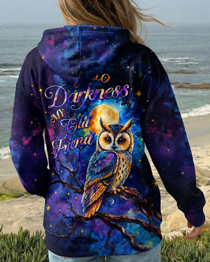 HELLO DARKNESS MY OLD FRIEND OWL ALL OVER PRINT  - TLHG2404263