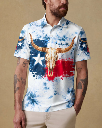 LONGHORN SKULL TEXAS ALL OVER PRINT   - TLHG2606262