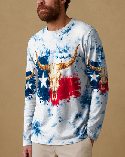 LONGHORN SKULL TEXAS ALL OVER PRINT   - TLHG2606262