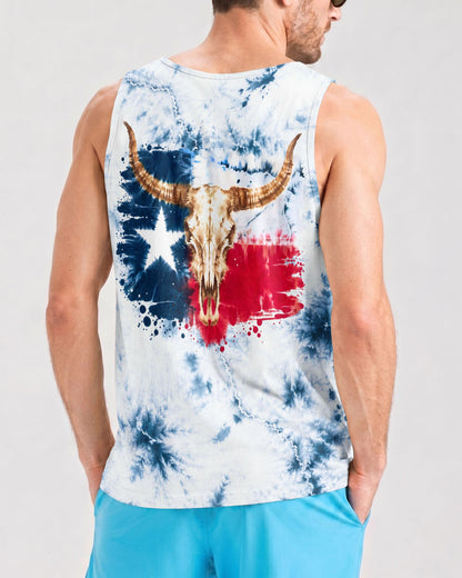 LONGHORN SKULL TEXAS ALL OVER PRINT   - TLHG2606262