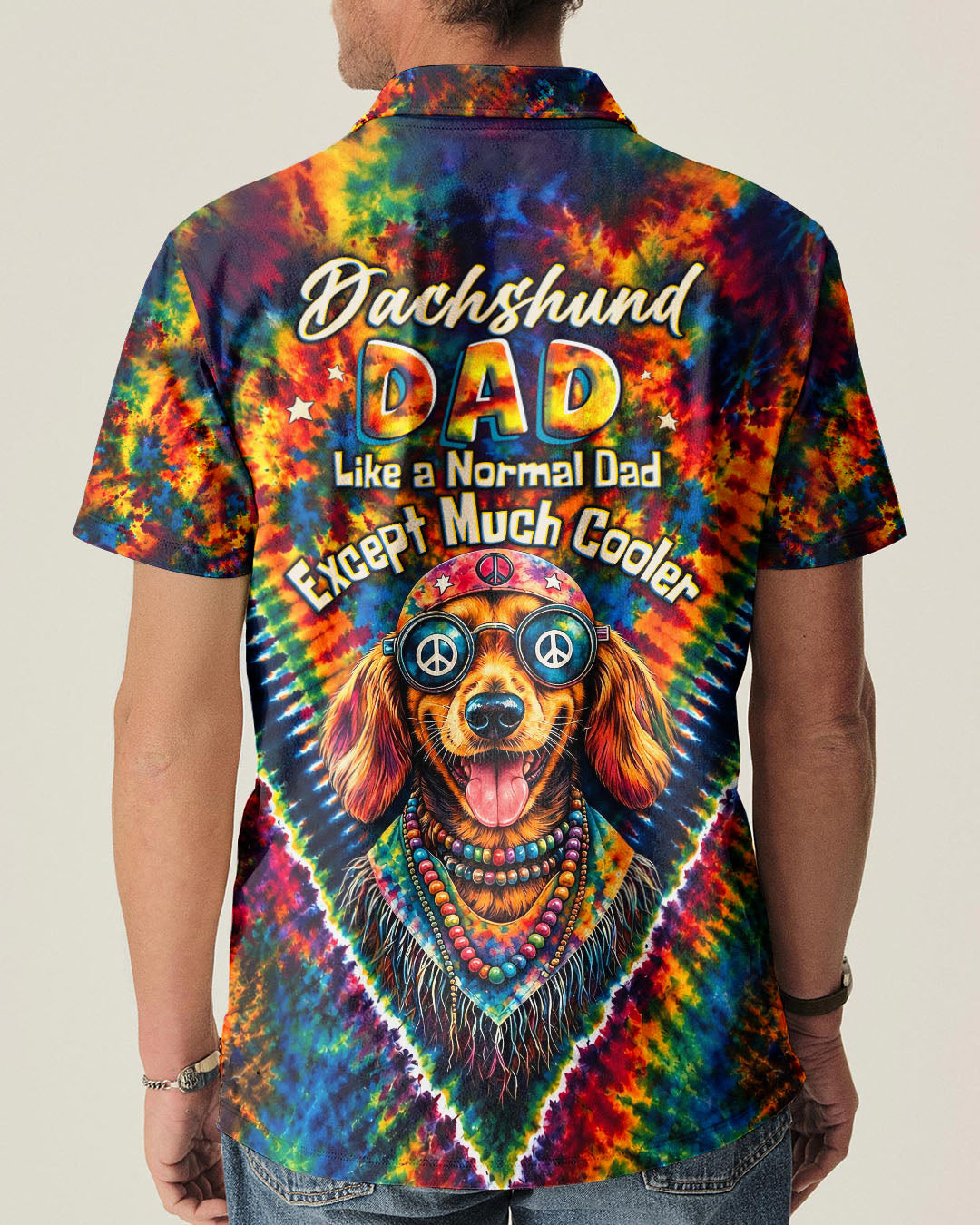 DACHSHUND DAD COOLER DOG ALL OVER PRINT - TLHG2705261