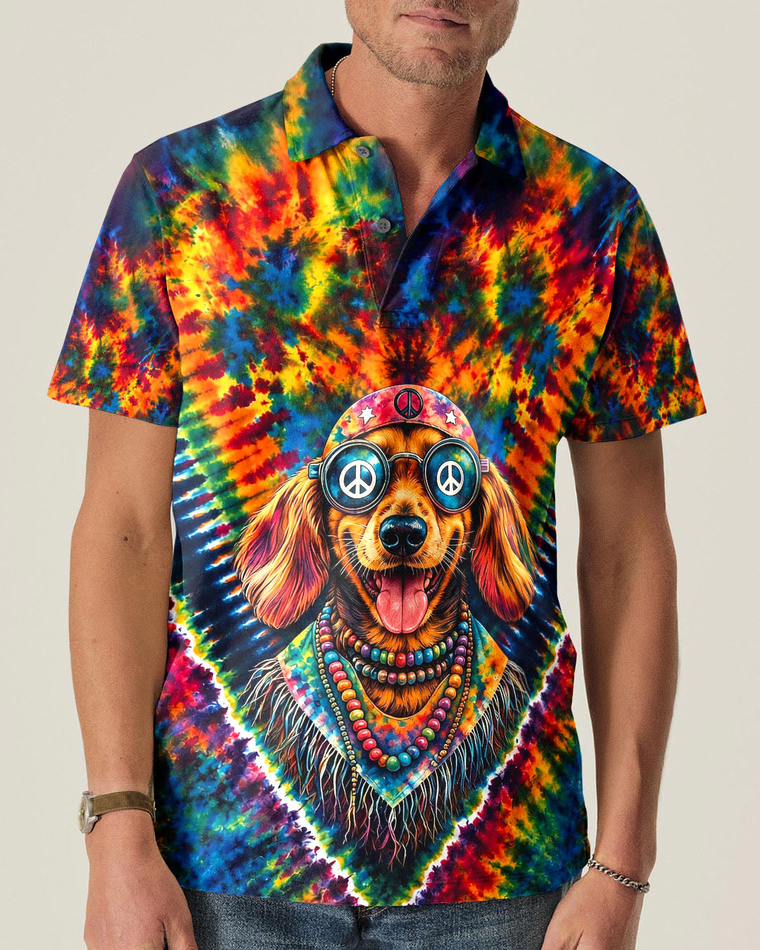 DACHSHUND DAD COOLER DOG ALL OVER PRINT - TLHG2705261